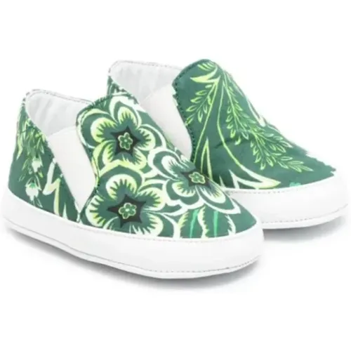 Grüne Paisley Slip-On Sneakers - ETRO - Modalova