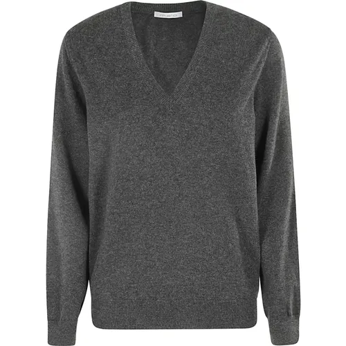 V-Ausschnitt Pullover , Damen, Größe: M - Malo - Modalova