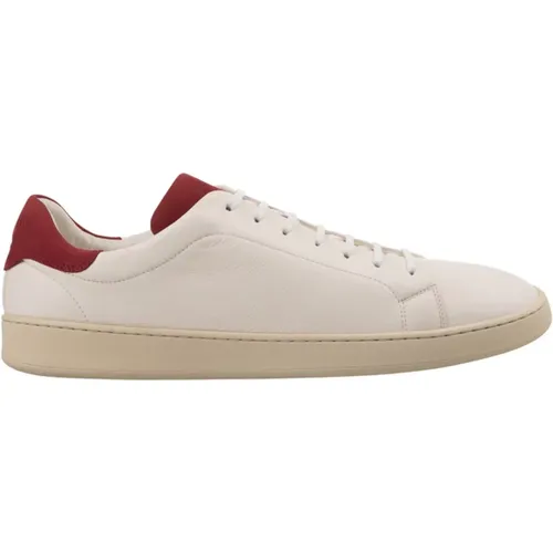 Leather Low Sneakers , male, Sizes: 11 UK, 10 UK, 10 1/2 UK, 8 UK, 7 UK - Kiton - Modalova