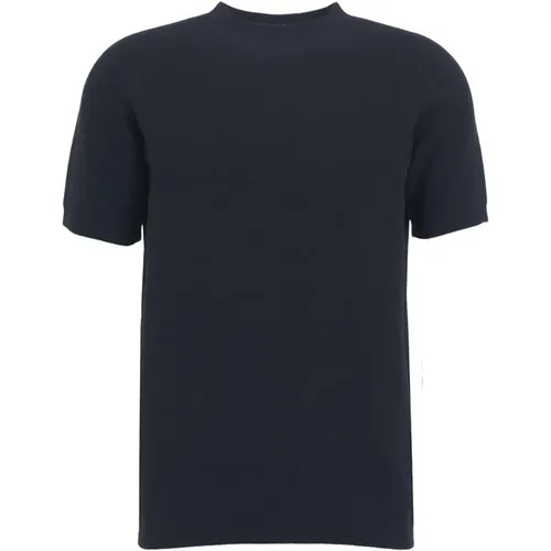 Blaues T-Shirt für Männer , Herren, Größe: XL - AlphaTauri - Modalova