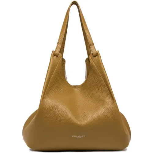 Stylish Dua Bag with Leather Handles , female, Sizes: ONE SIZE - Gianni Chiarini - Modalova