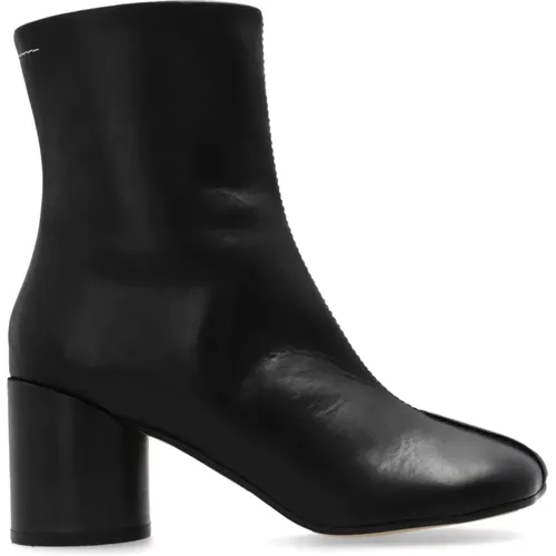 Heeled ankle boots , female, Sizes: 5 1/2 UK, 5 UK, 7 UK, 6 UK, 4 UK, 3 UK, 4 1/2 UK - MM6 Maison Margiela - Modalova