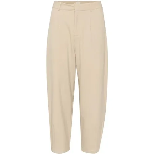 Straight Trousers , female, Sizes: 3XL, XL, S, L, 2XL - Kaffe - Modalova