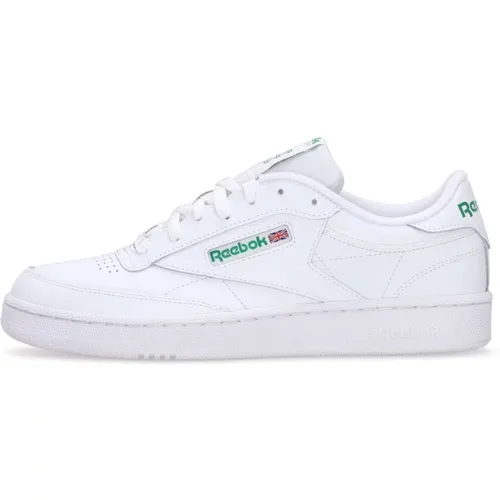 Klassischer Weiß/Grüner Sneaker , Herren, Größe: 41 EU - Reebok - Modalova