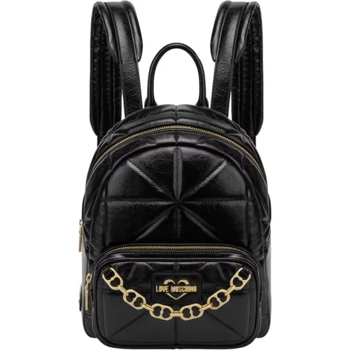 Schwarzer Rucksack mit Stil Jc4157Pp1Llq - Love Moschino - Modalova