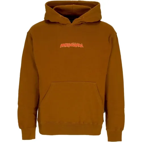 Brauner Melt Hoodie mit Kängurutasche , Herren, Größe: M - Propaganda - Modalova