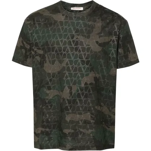 Stylish T-Shirt with Unique Design , male, Sizes: XL, L, M, S, 2XL - Valentino Garavani - Modalova