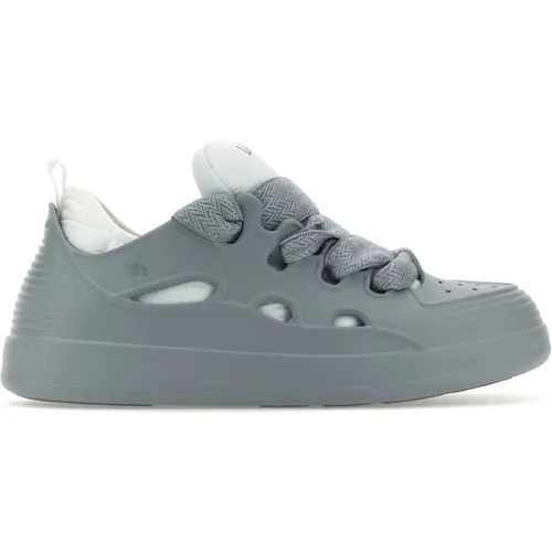 Graue Curb Sneakers aus Gummi , Herren, Größe: 39 EU - Lanvin - Modalova