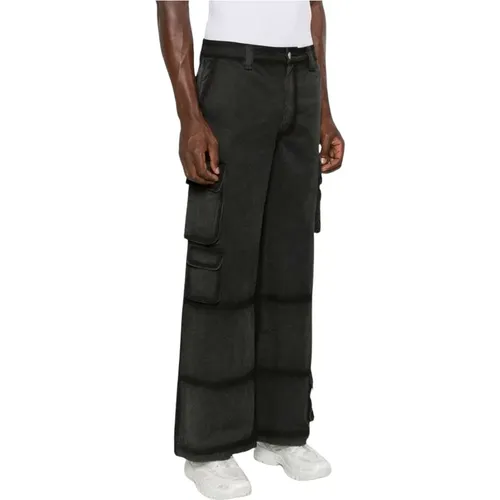 Cargo Wide Leg Pants , male, Sizes: L, XL, M - Untitled Artworks - Modalova