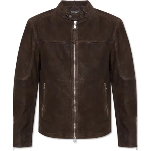 Lederjacke Cora , Herren, Größe: S - AllSaints - Modalova