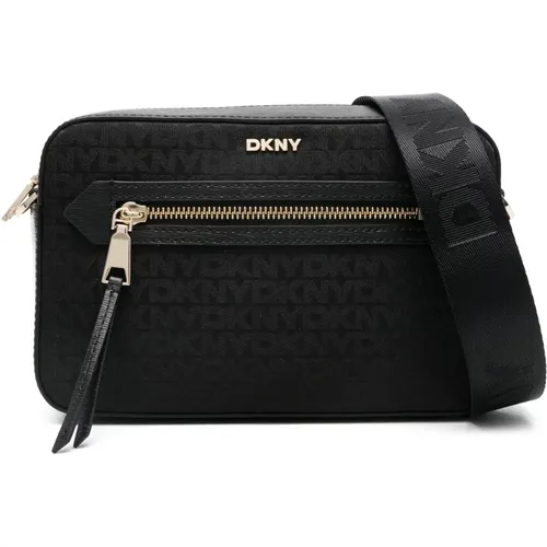 Schwarze Crossbody-Tasche im Casual-Stil - DKNY - Modalova