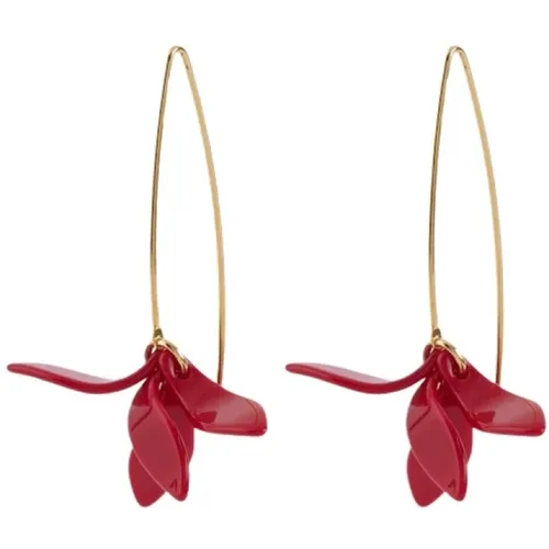 Orchideenblüten Ohrringe , Damen, Größe: ONE Size - Malababa - Modalova
