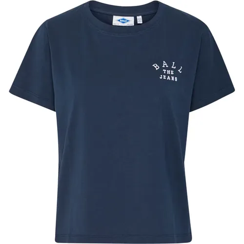 Sky Captain T-shirt Top , Damen, Größe: L - Ball - Modalova