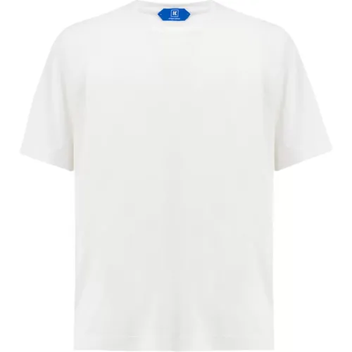 Klassisches Weißes T-Shirt für Herren , Herren, Größe: 4XL - Kired - Modalova
