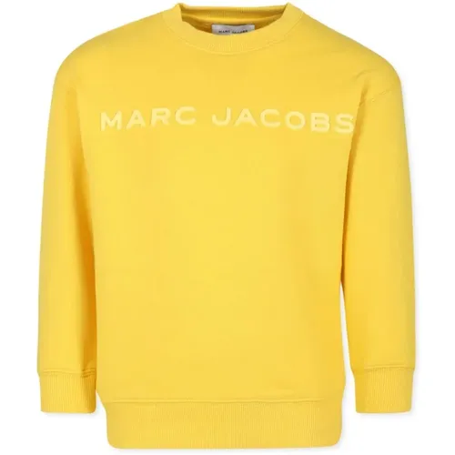 Gelber Baumwollpullover Logo-Druck - Marc Jacobs - Modalova