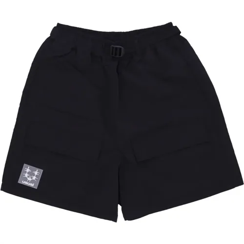 Trek Shorts Schwarz Leichtes Gewebe , Herren, Größe: M - Usual - Modalova