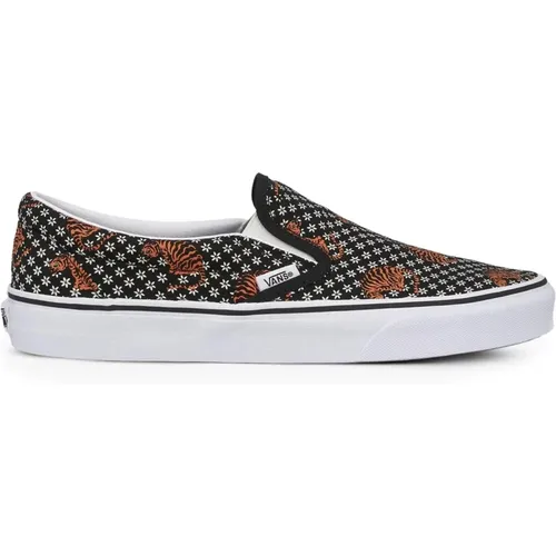 Fabric Slip-On Sneakers with Elastic Gores , female, Sizes: 4 1/2 UK - Vans - Modalova