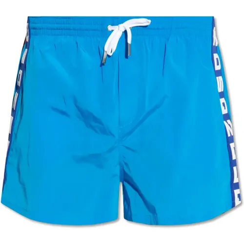 Swimming shorts with logo , male, Sizes: M, L, XL, S - Dsquared2 - Modalova