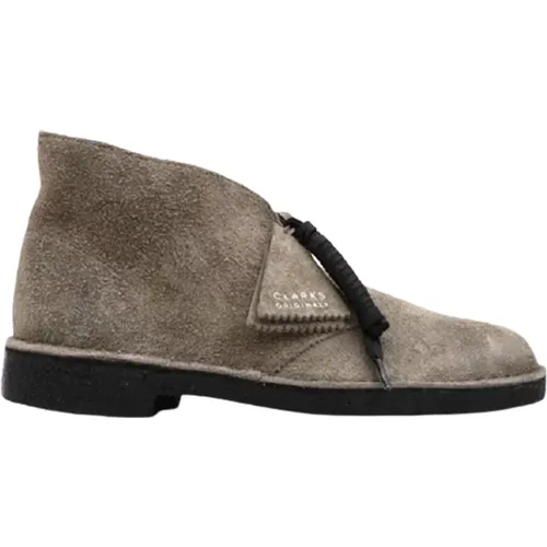 Dark Grey Desert Boot , male, Sizes: 11 UK, 6 UK - Clarks - Modalova