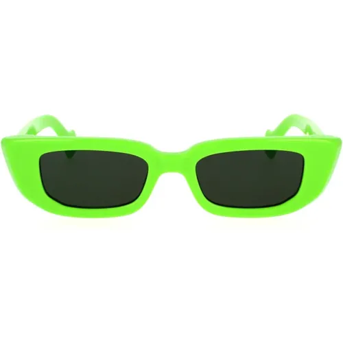 Bold Rectangular Sunglasses with Lenses , unisex, Sizes: 54 MM - Ambush - Modalova