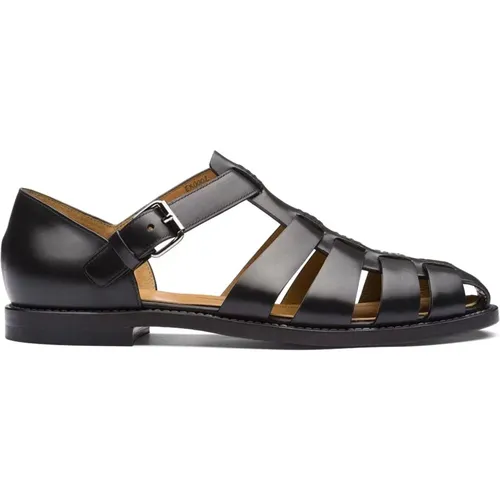 Leather Fisherman Sandals in , male, Sizes: 10 1/2 UK - Church's - Modalova