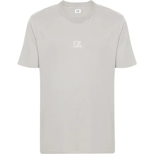 Lässiges Jersey T-Shirt , Herren, Größe: 2XL - C.P. Company - Modalova