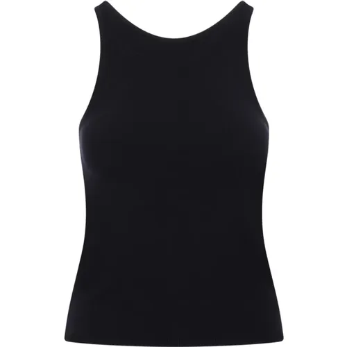 Blaues Kaschmir Tank Top , Damen, Größe: S - Max Mara - Modalova