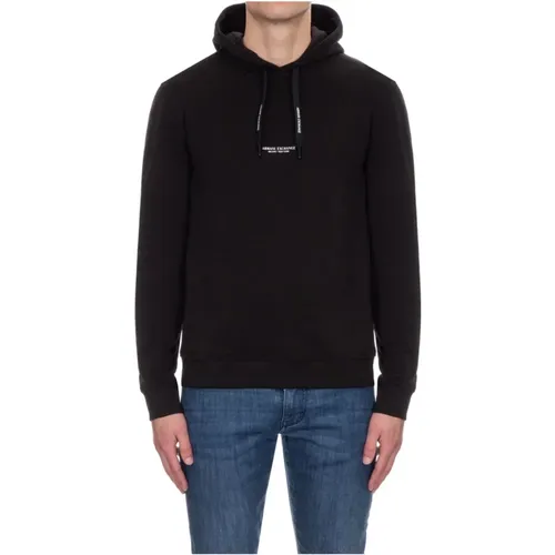 Hoodie mit Logo , Herren, Größe: XL - Armani Exchange - Modalova