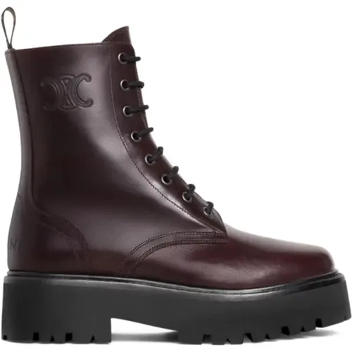 Elegant Leather Boots , female, Sizes: 4 UK, 3 UK - Celine - Modalova