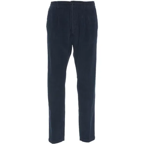 Slim-Fit Cotton Trousers Aw24 , male, Sizes: L, XL, 2XL - Cruna - Modalova