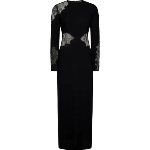 Lace Detail Dress Aw24 , female, Sizes: S - Max Mara - Modalova