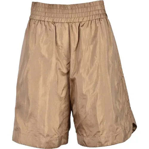 Bermuda-Shorts aus Seidenmischung , Damen, Größe: 2XS - Douuod Woman - Modalova