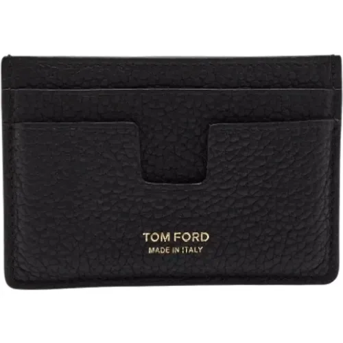 Pre-owned Leather wallets , male, Sizes: ONE SIZE - Tom Ford Pre-owned - Modalova