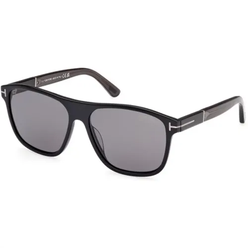 Schwarze polarisierte Sonnenbrille Ft1081-N , unisex, Größe: 58 MM - Tom Ford - Modalova