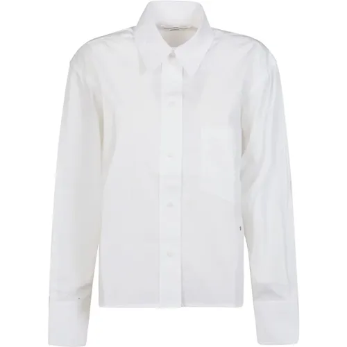 Shirts,Weiße Cropped Bluse - Victoria Beckham - Modalova