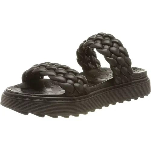 Leder Sandalen , Damen, Größe: 39 EU - Shabbies - Modalova