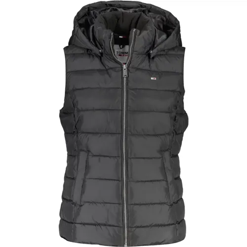 Sleeveless Hooded Vest with Removable Hood , female, Sizes: S - Tommy Hilfiger - Modalova