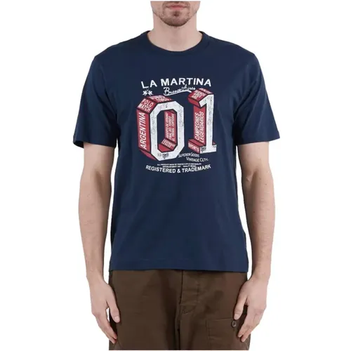 T-Shirts , Herren, Größe: L - LA MARTINA - Modalova