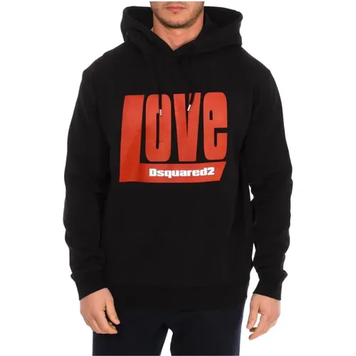 Hoodies , Herren, Größe: 2XL - Dsquared2 - Modalova