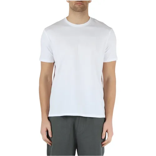 Regular Fit Baumwoll T-Shirt , Herren, Größe: XL - Armani Exchange - Modalova