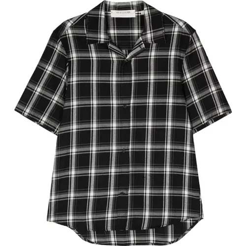 Plaid Flannel Shirt with Studs , male, Sizes: M - 1017 Alyx 9SM - Modalova