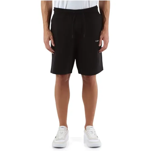 Sportliche Baumwollshorts mit Logoaufdruck , Herren, Größe: XL - Calvin Klein Jeans - Modalova