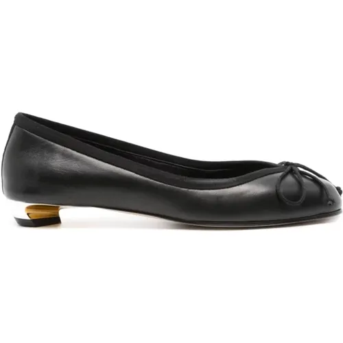 Schwarze Ballerinas für Damen , Damen, Größe: 36 EU - alexander mcqueen - Modalova