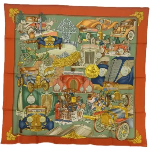 Pre-owned Silk scarves , female, Sizes: ONE SIZE - Hermès Vintage - Modalova