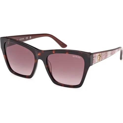 Stylish Sunglasses Gu00113 52F , female, Sizes: 55 MM - Guess - Modalova