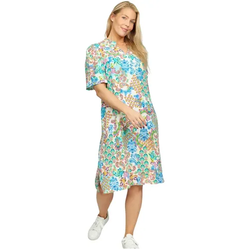 Colorful Dress Selida.Hs24 Multi , female, Sizes: XL, 2XL, L - 2-Biz - Modalova