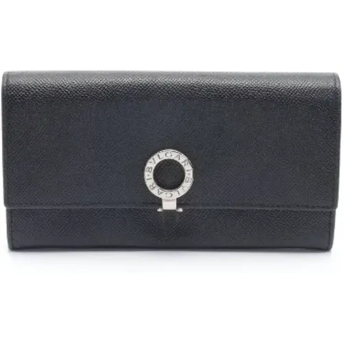 Pre-owned Leather wallets , female, Sizes: ONE SIZE - Bvlgari Vintage - Modalova