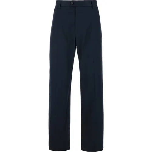 Tailored Straight Pants Cotton , male, Sizes: M, L, XL, S - alexander mcqueen - Modalova