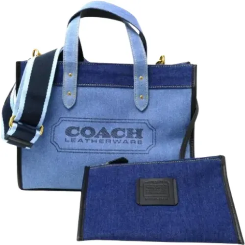 Pre-owned Cotton shoulder-bags , female, Sizes: ONE SIZE - Coach Pre-owned - Modalova