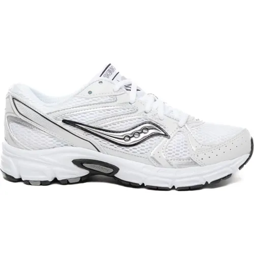 Weiße Schnürschuhe Optische Sneakers , unisex, Größe: 46 1/2 EU - Saucony - Modalova